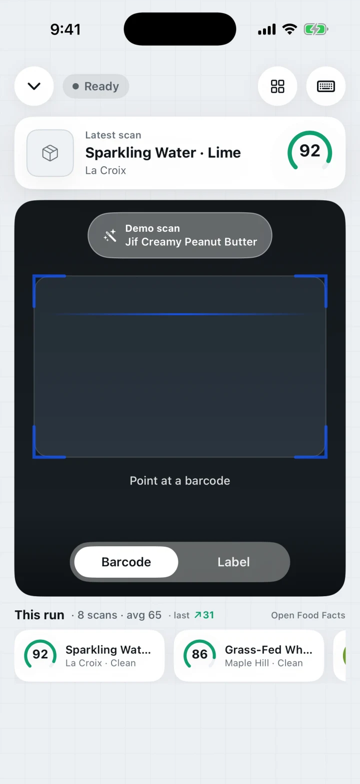 Sync'd — Scan · any product